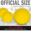 image:imageFranklin Sports Lacrosse Balls  Official Size Lax Balls for Practice  Rubber 63mm Outdoor Lacrosse Balls  Great for Muscle Massage Therapy  Yoga  White  YellowYellow