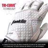 image:imageFranklin Sports MLB 2nd Skinz Batting Gloves  Adult amp Youth Baseball amp Softball  Mens amp Kids Teeball amp Softball Gloves  Multiple Sizes amp Colors AvailableWhiteWhite