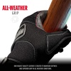 image:imageFranklin Sports MLB All Weather Pro Adult  Youth Batting Gloves  Cold Weather Gloves for Baseball  SoftballBlackChrome