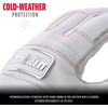 image:imageFranklin Sports MLB All Weather Pro Adult  Youth Batting Gloves  Cold Weather Gloves for Baseball  SoftballWhiteChrome