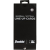 image:imageFranklin Sports MLB Baseball  Softball Lineup Cards  25 Game Line Up Sheets Book  Holder for Coaches  Managers  Black