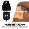 image:imageFranklin Sports MLB Baseball  Softball Sliding Glove  PRT DST Adult Protective Baserunning Sliding Glove  Left  Right Hand  Hand  Wrist Protector for Running  Black  Grey  One Size  Adult