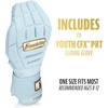 image:imageFranklin Sports MLB Baseball  Softball Sliding Mitt  CFX PRT Adult  Youth Protective Baserunning Sliding Gloves  Left  Right Hand Mitt  Hand  Wrist Protector for Running  Kids  Adults SizesCarolina Blue