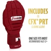 image:imageFranklin Sports MLB Baseball  Softball Sliding Mitt  CFX PRT Adult  Youth Protective Baserunning Sliding Gloves  Left  Right Hand Mitt  Hand  Wrist Protector for Running  Kids  Adults SizesBurgundy