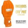 image:imageFranklin Sports MLB Baseball  Softball Sliding Mitt  CFX PRT Adult  Youth Protective Baserunning Sliding Gloves  Left  Right Hand Mitt  Hand  Wrist Protector for Running  Kids  Adults SizesOrange