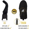 image:imageFranklin Sports MLB Baseball  Softball Sliding Mitt  CFX PRT Adult  Youth Protective Baserunning Sliding Gloves  Left  Right Hand Mitt  Hand  Wrist Protector for Running  Kids  Adults SizesBlackGold
