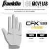 image:imageFranklin Sports MLB Baseball  Softball Sliding Mitt  CFX PRT Adult  Youth Protective Baserunning Sliding Gloves  Left  Right Hand Mitt  Hand  Wrist Protector for Running  Kids  Adults SizesPurple