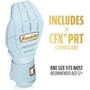 image:imageFranklin Sports MLB Baseball  Softball Sliding Mitt  CFX PRT Adult  Youth Protective Baserunning Sliding Gloves  Left  Right Hand Mitt  Hand  Wrist Protector for Running  Kids  Adults SizesCarolina Blue