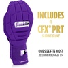 image:imageFranklin Sports MLB Baseball  Softball Sliding Mitt  CFX PRT Adult  Youth Protective Baserunning Sliding Gloves  Left  Right Hand Mitt  Hand  Wrist Protector for Running  Kids  Adults SizesPurple