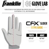 image:imageFranklin Sports MLB Baseball  Softball Sliding Mitt  CFX PRT Adult  Youth Protective Baserunning Sliding Gloves  Left  Right Hand Mitt  Hand  Wrist Protector for Running  Kids  Adults SizesCarolina Blue