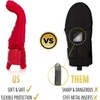 image:imageFranklin Sports MLB Baseball  Softball Sliding Mitt  CFX PRT Adult  Youth Protective Baserunning Sliding Gloves  Left  Right Hand Mitt  Hand  Wrist Protector for Running  Kids  Adults SizesRed