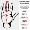 image:imageFranklin Sports MLB Baseball Gloves  Powerstrap Adult amp Youth Batting Gloves for Men Women Boys amp GirlsPearlWhite