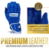 image:imageFranklin Sports MLB Batting Gloves  CFX Pro PRT Heavy Duty Protective Baseball  Softball Batting Gloves  Adult Padded Reinforced Leather Batting GlovesRoyal
