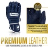 image:imageFranklin Sports MLB Batting Gloves  CFX Pro PRT Heavy Duty Protective Baseball  Softball Batting Gloves  Adult Padded Reinforced Leather Batting GlovesNavy HiLite