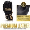 image:imageFranklin Sports MLB Batting Gloves  CFX Pro PRT Heavy Duty Protective Baseball  Softball Batting Gloves  Adult Padded Reinforced Leather Batting GlovesBlackGold