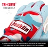 image:imageFranklin Sports MLB Batting Gloves  Digitek Camo Gloves  Premium Leather  Multiple Colors  Adult SizesWhiteCarolina Blue