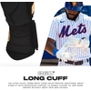 image:imageFranklin Sports MLB Batting Gloves  Infinite Powerstrap Baseball  Softball Long Cuff Batting Gloves  Adult  YouthBlackGold