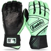image:imageFranklin Sports MLB Batting Gloves  Infinite Powerstrap Baseball  Softball Long Cuff Batting Gloves  Adult  YouthBlackMint