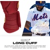image:imageFranklin Sports MLB Batting Gloves  Infinite Powerstrap Baseball  Softball Long Cuff Batting Gloves  Adult  YouthBurgundyGold