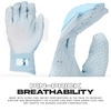image:imageFranklin Sports MLB Batting Gloves  Infinite Powerstrap Baseball  Softball Long Cuff Batting Gloves  Adult  YouthCarolina Blue