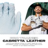 image:imageFranklin Sports MLB Batting Gloves  Infinite Powerstrap Baseball  Softball Long Cuff Batting Gloves  Adult  YouthCarolina Blue