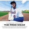image:imageFranklin Sports MLB Batting Gloves  Infinite Powerstrap Baseball  Softball Long Cuff Batting Gloves  Adult  YouthOrange HiLite