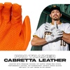 image:imageFranklin Sports MLB Batting Gloves  Infinite Powerstrap Baseball  Softball Long Cuff Batting Gloves  Adult  YouthOrange HiLite