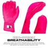 image:imageFranklin Sports MLB Batting Gloves  Infinite Powerstrap Baseball  Softball Long Cuff Batting Gloves  Adult  YouthPink HiLite