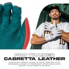 image:imageFranklin Sports MLB Batting Gloves  Infinite Powerstrap Baseball  Softball Long Cuff Batting Gloves  Adult  YouthTealCoral