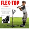 image:imageFranklin Sports MLB Flex Top Baseball Batting Tees  Portable Hitting Tees for Baseball Teeball  Softball Practice  Kids  Adult Batting Tee StandsTee Ball