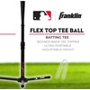 image:imageFranklin Sports MLB Flex Top Baseball Batting Tees  Portable Hitting Tees for Baseball Teeball  Softball Practice  Kids  Adult Batting Tee StandsTee Ball