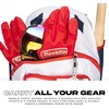 image:imageFranklin Sports MLB Gameday Baseball  Softball Backpack  Adult Youth Equipment  Bat Bag  Stores Batting Gloves Helmet Cleats  More  Waterproof Premium BatpackRedWhiteBlue