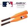 image:imageFranklin Sports MLB Jumbo Kids Plastic Baseball Bat  Backyard Bat with Large Barrel for Toddlers  Fat Plastic BatAssorted Colors May Vary