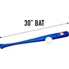 image:imageFranklin Sports MLB Kids Baseball Bat and Ball Set  Lightweight 30 Youth Plastic Bat  Multiple ColorsBlue