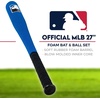 image:imageFranklin Sports MLB Kids Foam Baseball Bat  Ball Sets  Indoor  Outdoor Soft Foam Baseball Bats for Kids  Toddlers  Regular  Jumbo Barrels  24 or 27 LengthBlue