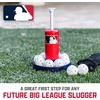image:imageFranklin Sports MLB Micro Tee Trainer  Kids Baseball Batting Trainer with PopUp Pitching Machine 10 Durable Balls Drill Card amp Bag  Youth Hitting Practice Set for Backyard Training