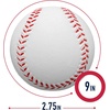 image:imageFranklin Sports MLB Replacement Foam Balls 2 pk No 14941  Soft  Safe for Beginners Compatible with Power Pitcher Batting Practice Indoors  Out No Bumps or Bruises