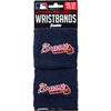 image:imageFranklin Sports MLB Team Licensed Baseball Wristbands  MLB Team Logo Sweat Wristbands  Great for Costumes  Uniforms  PairAtlanta Braves