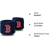 image:imageFranklin Sports MLB Team Licensed Baseball Wristbands  MLB Team Logo Sweat Wristbands  Great for Costumes  Uniforms  PairBoston Red Sox