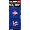 image:imageFranklin Sports MLB Team Licensed Baseball Wristbands  MLB Team Logo Sweat Wristbands  Great for Costumes  Uniforms  PairChicago Cubs