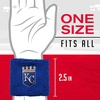 image:imageFranklin Sports MLB Team Licensed Baseball Wristbands  MLB Team Logo Sweat Wristbands  Great for Costumes  Uniforms  PairKansas City Royals