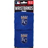 image:imageFranklin Sports MLB Team Licensed Baseball Wristbands  MLB Team Logo Sweat Wristbands  Great for Costumes  Uniforms  PairKansas City Royals