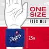 image:imageFranklin Sports MLB Team Licensed Baseball Wristbands  MLB Team Logo Sweat Wristbands  Great for Costumes  Uniforms  PairLos Angeles Dodgers