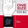 image:imageFranklin Sports MLB Team Licensed Baseball Wristbands  MLB Team Logo Sweat Wristbands  Great for Costumes  Uniforms  PairMiami Marlins