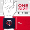 image:imageFranklin Sports MLB Team Licensed Baseball Wristbands  MLB Team Logo Sweat Wristbands  Great for Costumes  Uniforms  PairMinnesota Twins