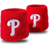 image:imageFranklin Sports MLB Team Licensed Baseball Wristbands  MLB Team Logo Sweat Wristbands  Great for Costumes  Uniforms  PairPhiladelphia Phillies