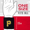 image:imageFranklin Sports MLB Team Licensed Baseball Wristbands  MLB Team Logo Sweat Wristbands  Great for Costumes  Uniforms  PairPittsburgh Pirates