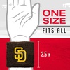 image:imageFranklin Sports MLB Team Licensed Baseball Wristbands  MLB Team Logo Sweat Wristbands  Great for Costumes  Uniforms  PairSan Diego Padres