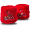 image:imageFranklin Sports MLB Team Licensed Baseball Wristbands  MLB Team Logo Sweat Wristbands  Great for Costumes  Uniforms  PairSt Louis Cardinals