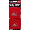 image:imageFranklin Sports MLB Team Licensed Baseball Wristbands  MLB Team Logo Sweat Wristbands  Great for Costumes  Uniforms  PairSt Louis Cardinals